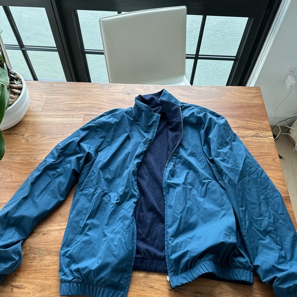 Lori Piana NWT Reversible Windmate Storm System Shell and Cashmere Bomber Jacket - Picture 5 of 8